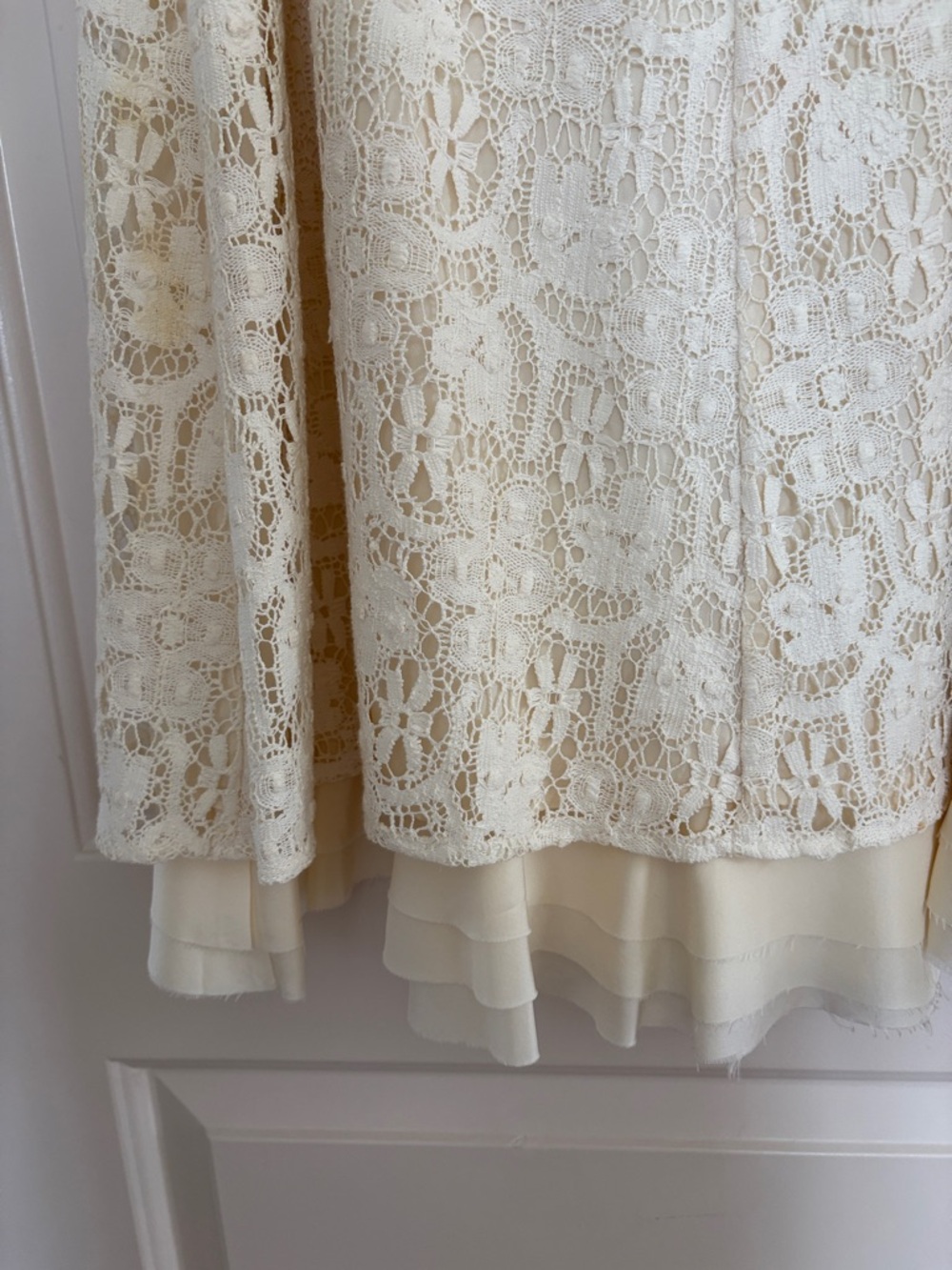 Banana Republic lace overlay skirt - Picture 2 of 6